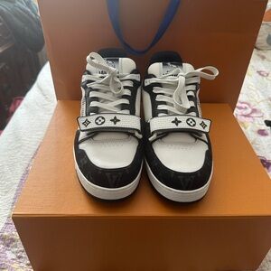 Louis Vuitton Black and White Sneakers